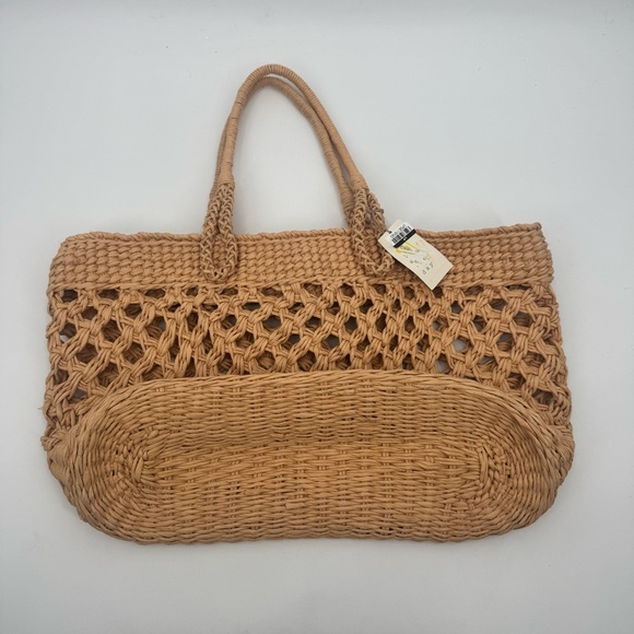 A New Day Target Large Tan Woven Straw Tote Bag - Picture 8 of 10